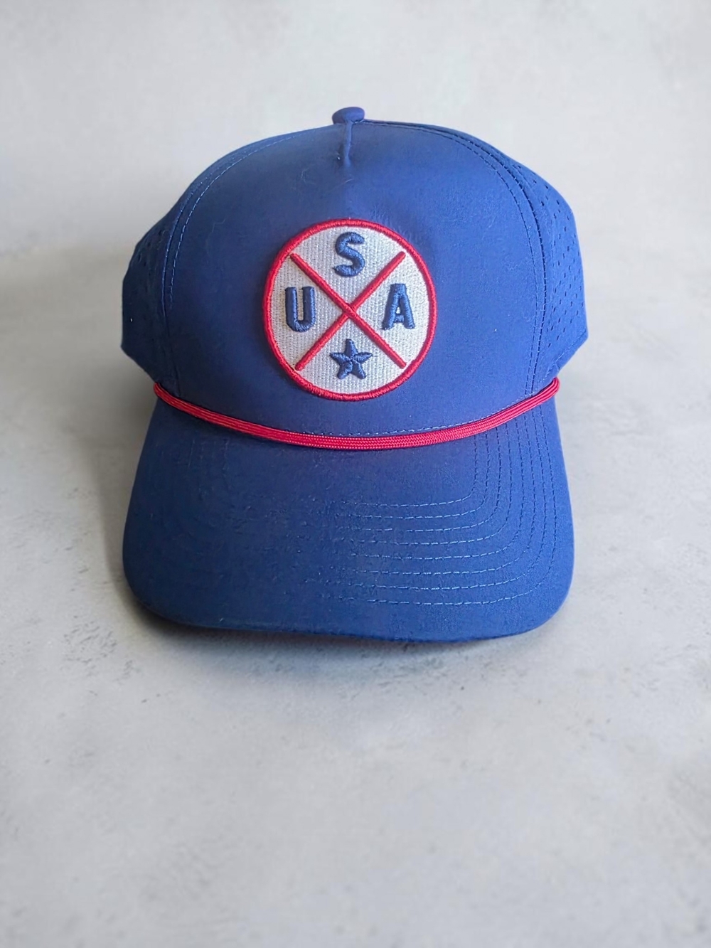 Blue USA Patch Baseball Cap